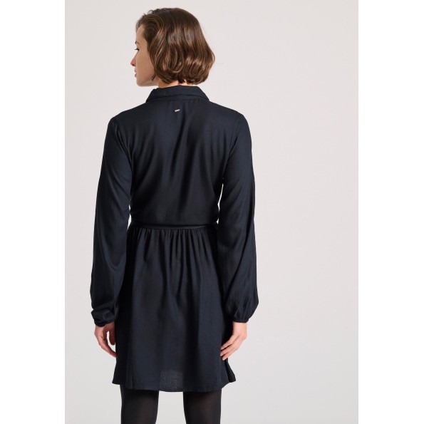 Γυναικείο σεμιζιέ mini φόρεμα FUNKY BUDDHA FBL010-131-13 μαύρο Γυναικεία