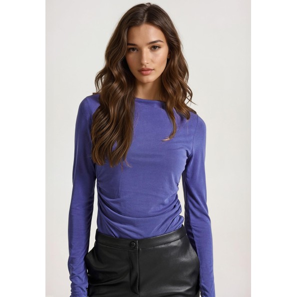 Γυναικείο κορμάκι FUNKY BUDDHA FBL010-103-17 μοβ
