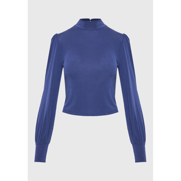 Γυναικεία μπλούζα FUNKY BUDDHA FBL010-109-07 μοβ Γυναικεία