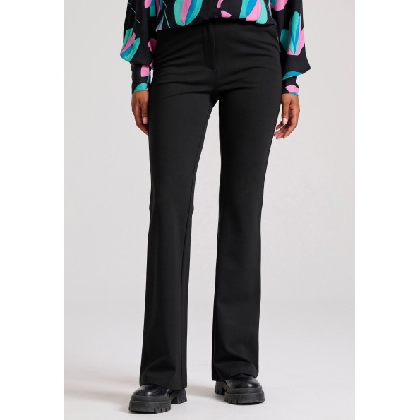Γυναικείο tailored παντελόνι FUNKY BUDDHA FBL010-123-02 μαύρο