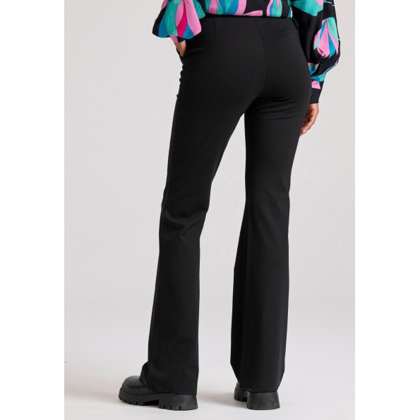 Γυναικείο tailored παντελόνι FUNKY BUDDHA FBL010-123-02 μαύρο Γυναικεία
