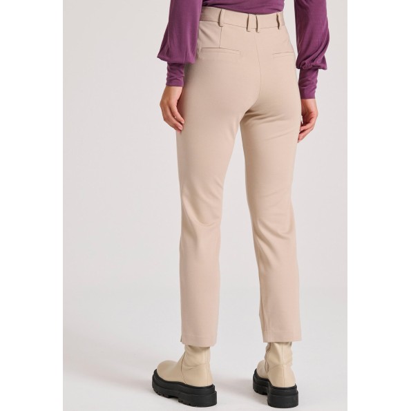 Γυναικείο tailored παντελόνι FUNKY BUDDHA FBL010-122-02 μπεζ Γυναικεία