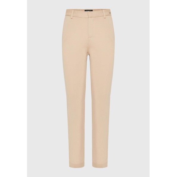 Γυναικείο tailored παντελόνι FUNKY BUDDHA FBL010-122-02 μπεζ Γυναικεία