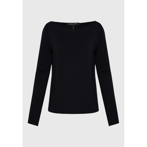 Γυναικεία μπλούζα FUNKY BUDDHA FBL010-103-07 μαύρη Γυναικεία