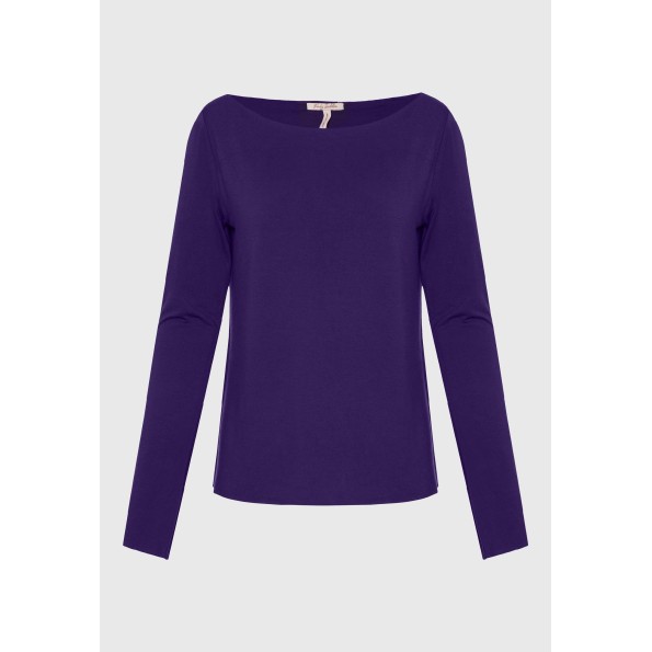 Γυναικεία μπλούζα FUNKY BUDDHA FBL010-103-07 μοβ Γυναικεία
