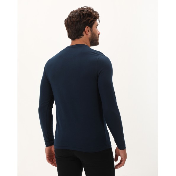 Ανδρική μπλούζα NAVY & GREEN πετρόλ Ανδρικά