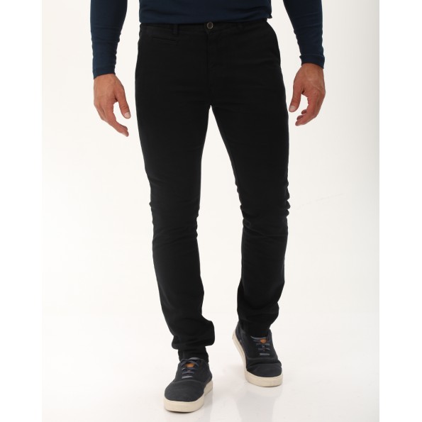 Ανδρικό chino παντελόνι NAVY & GREEN modern fit σκούρο μπλε