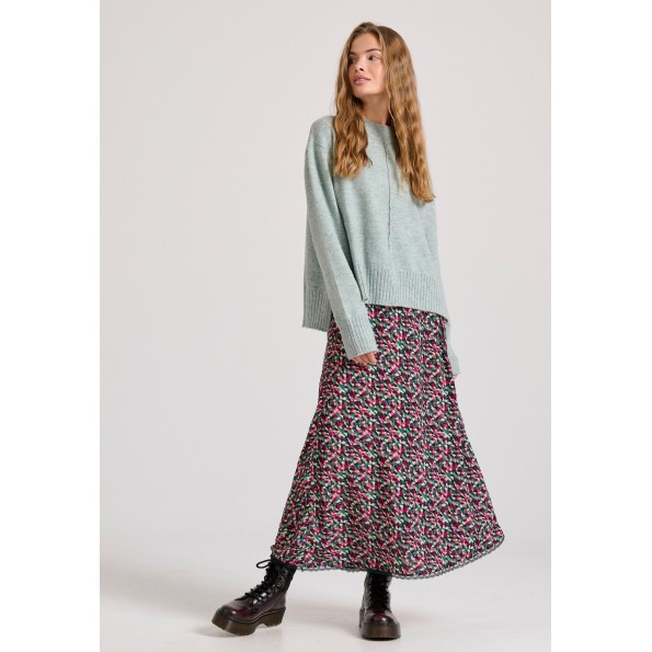 Γυναικείο πουλόβερ FUNKY BUDDHA FBL010-122-09 πράσινο Γυναικεία