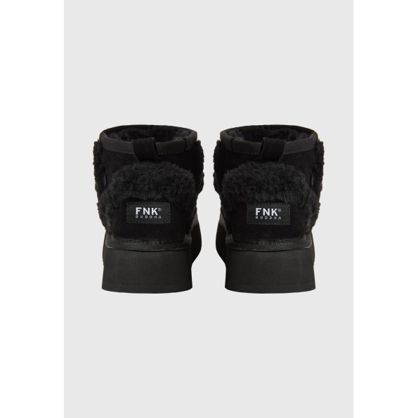 Γυναικεία μποτάκια FUNKY BUDDHA FBL010-113-08 μαύρα Γυναικεία