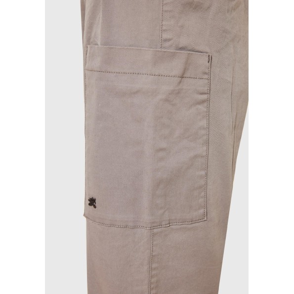 Γυναικείο cargo παντελόνι FUNKY BUDDHA FBL010-112-02 γκρι Γυναικεία