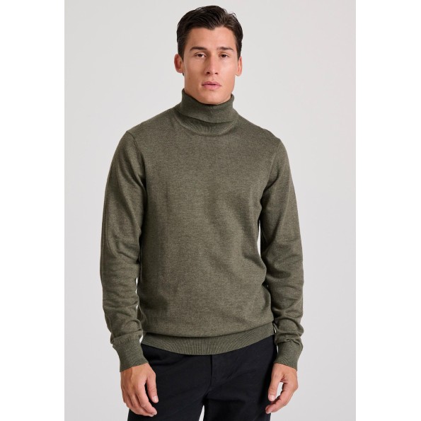 Ανδρικό πλεκτό ζιβάγκο FUNKY BUDDHA FBM010-005-09 πράσινο