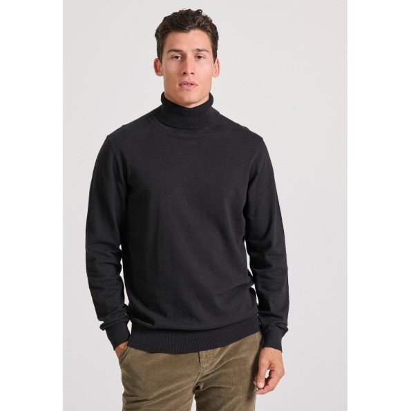 Ανδρικό πλεκτό ζιβάγκο FUNKY BUDDHA FBM010-005-09 μαύρο