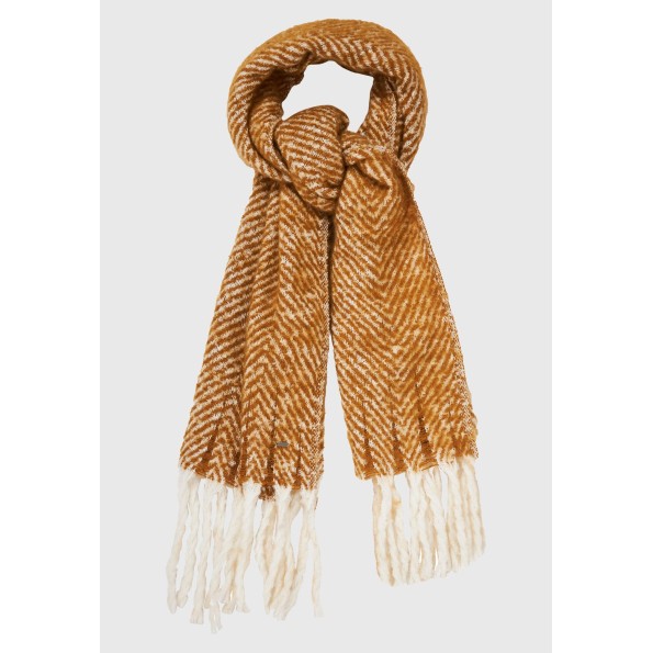 Γυναικείο κασκόλ FUNKY BUDDHA FBL010-137-10 κίτρινο Γυναικεία