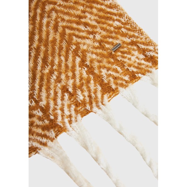 Γυναικείο κασκόλ FUNKY BUDDHA FBL010-137-10 κίτρινο Γυναικεία