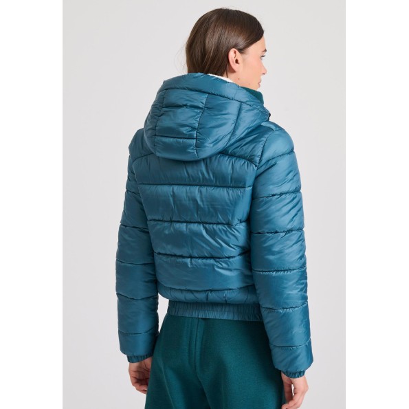 Γυναικείο puffer μπουφάν FUNKY BUDDHA FBL010-103-01 μπλε Γυναικεία
