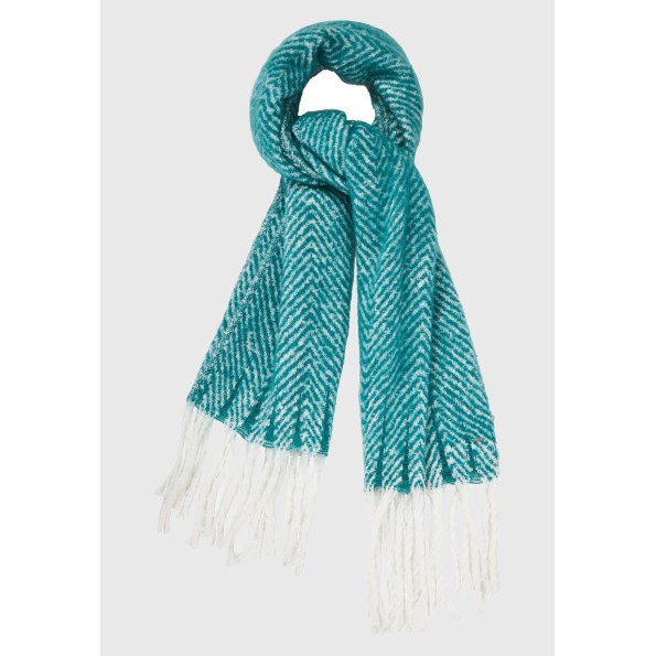 Γυναικείο κασκόλ FUNKY BUDDHA FBL010-137-10 πράσινο Γυναικεία