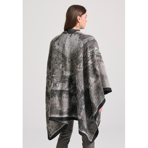 Γυναικεία κάπα FUNKY BUDDHA FBL010-133-10 γκρι Γυναικεία