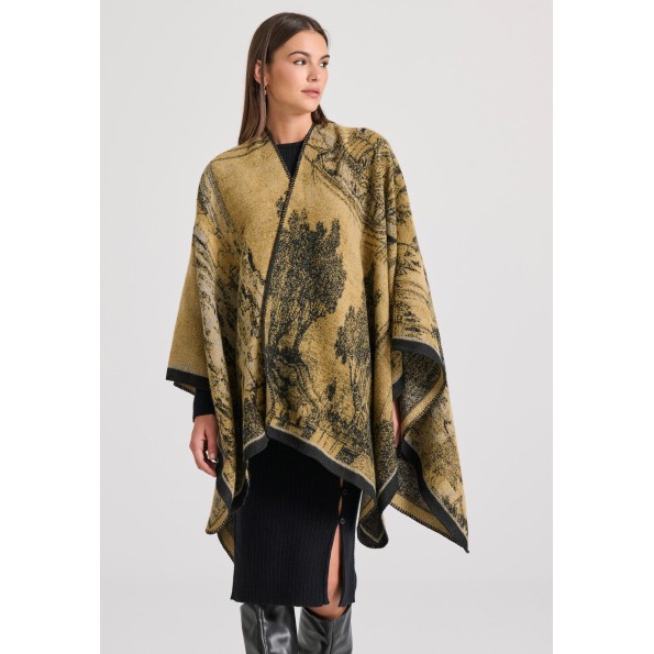 Γυναικεία κάπα FUNKY BUDDHA FBL010-133-10 λαδί