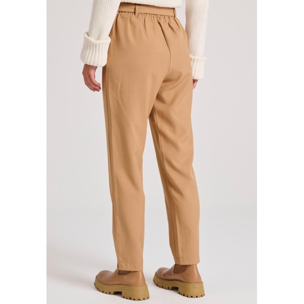 Γυναικείο παντελόνι FUNKY BUDDHA FBL010-132-02 καμηλό Γυναικεία