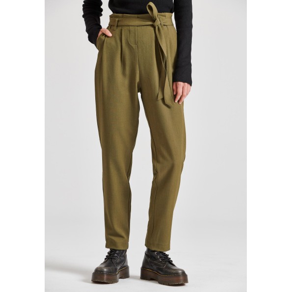 Γυναικείο παντελόνι FUNKY BUDDHA FBL010-132-02 χακί Γυναικείο παντελόνι FUNKY BUDDHA FBL010-132-02 χακί