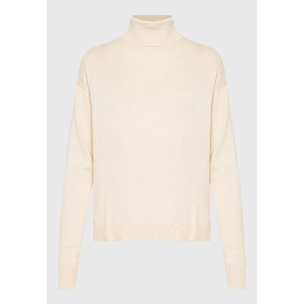 Γυναικείο πλεκτό ζιβάγκο FUNKY BUDDHA FBL010-102-09 μπεζ Γυναικεία