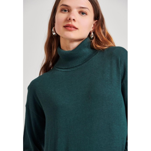 Γυναικείο πλεκτό ζιβάγκο FUNKY BUDDHA FBL010-102-09 πράσινο Γυναικεία