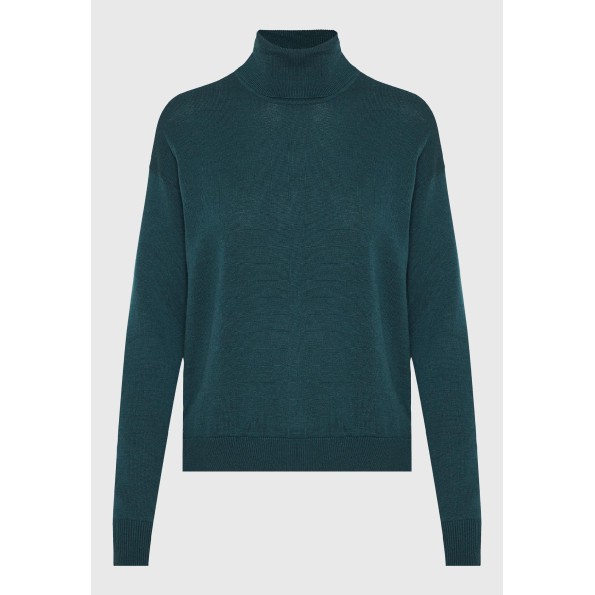 Γυναικείο πλεκτό ζιβάγκο FUNKY BUDDHA FBL010-102-09 πράσινο Γυναικεία