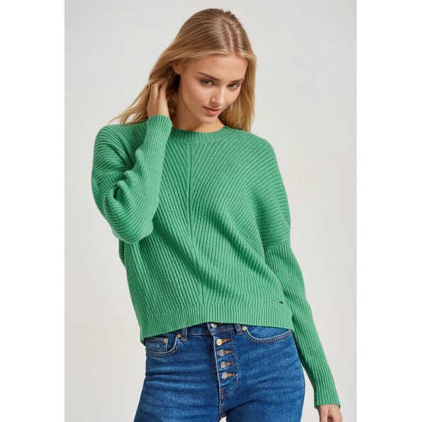 Γυναικείο πουλόβερ FUNKY BUDDHA FBL010-105-09 πράσινο
