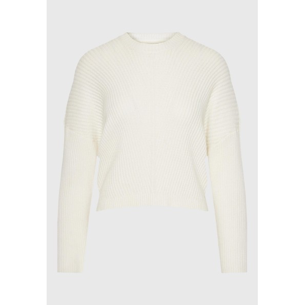 Γυναικείο πουλόβερ FUNKY BUDDHA FBL010-105-09 λευκό Γυναικεία