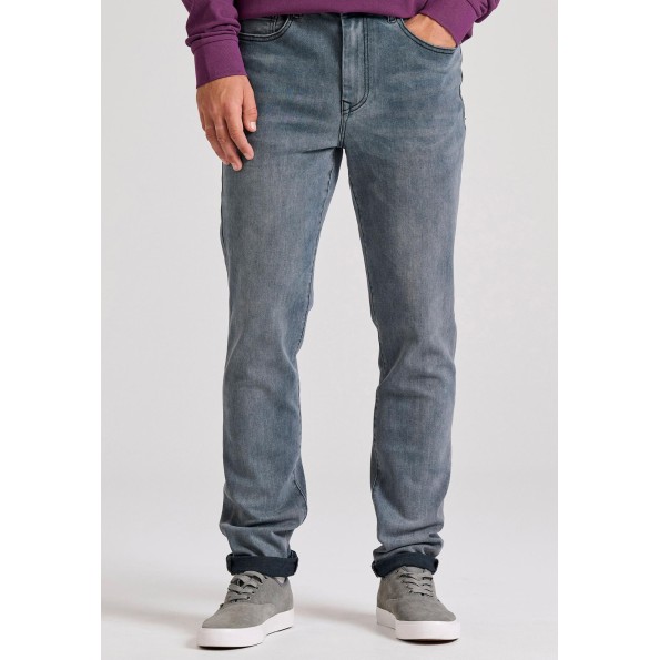 Ανδρικό jean παντελόνι FUNKY BUDDHA FBM010-072-02 γκρι