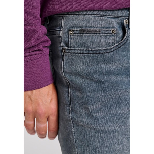 Ανδρικό jean παντελόνι FUNKY BUDDHA FBM010-072-02 γκρι Ανδρικά