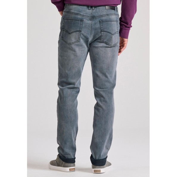 Ανδρικό jean παντελόνι FUNKY BUDDHA FBM010-072-02 γκρι Ανδρικά