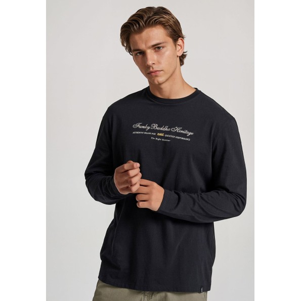 Ανδρική μπλούζα FUNKY BUDDHA FBM010-006-07 μαύρη Ανδρική μπλούζα FUNKY BUDDHA FBM010-006-07 μαύρη