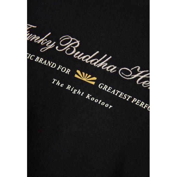 Ανδρική μπλούζα FUNKY BUDDHA FBM010-006-07 μαύρη Ανδρικά