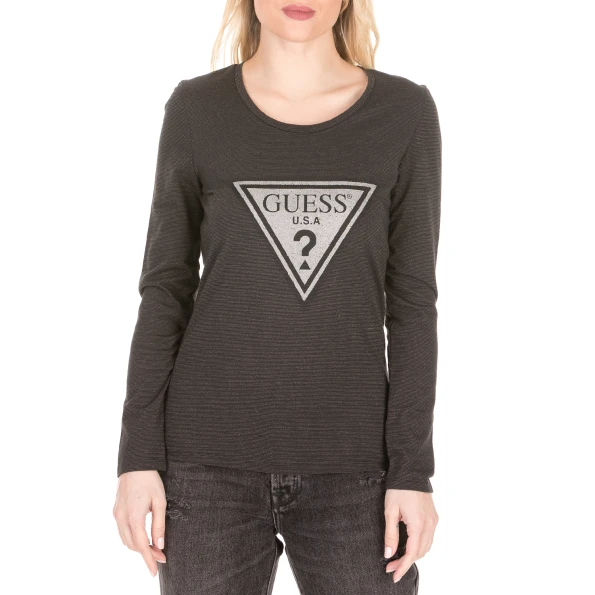 Γυναικεία μπλούζα GUESS γκρι