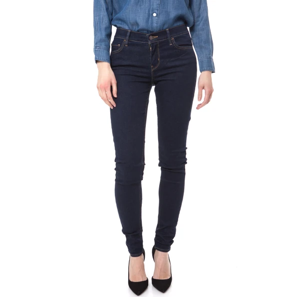 Γυναικείο τζιν παντελόνι Levis INNOVATION SUPER SKINNY σκούρο μπλε