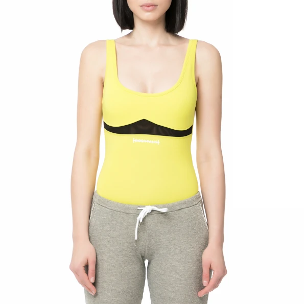 Γυναικείο κορμάκι Bodytalk WAGW BODY κίτρινο