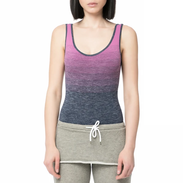 Γυναικείο κορμάκι Bodytalk SEAMLESSW DEGRADE LEOTARD γκρι-μοβ