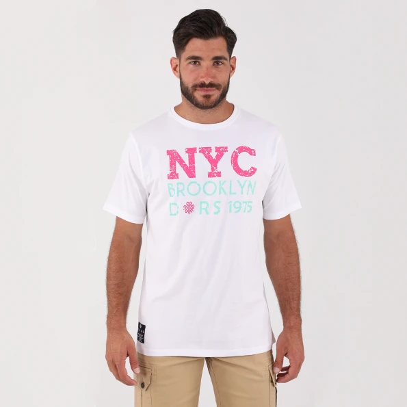 Ανδρικό t-shirt DORS λευκό
