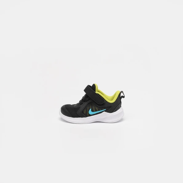 Βρεφικά αθλητικά παπούτσια CJ2068 NIKE DOWNSHIFTER 10 (TDV) μαύρα μπλε
