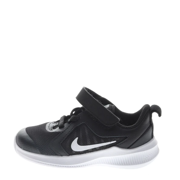 Βρεφικά αθλητικά παπούτσια NIKE DOWNSHIFTER 10 (TDV) μαύρα λευκά