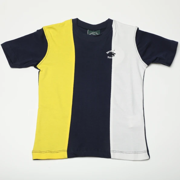Παιδικό t-shirt BEVERLY HILLS POLO CLUB BHJ.1S1.042.009 μπλε ναυτικό