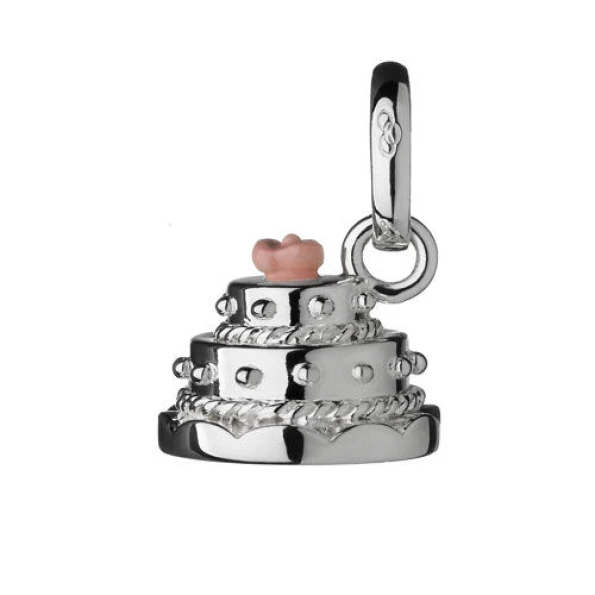 Γυναικείο αναμνηστικό παντατίφ wedding cake charm LINKS OF LONDON ασημένιο