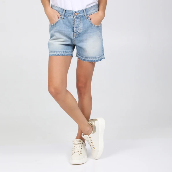 Γυναικείο jean σορτς STAFF JEANS DORA μπλε