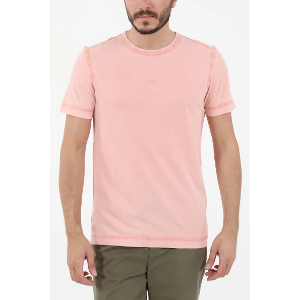 Ανδρικό t-shirt BOSS JERSEY Tokks ροζ