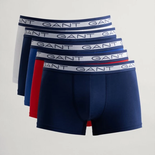 Ανδρικά εσώρουχα boxer σετ των 5 GANT 902035553 μπλε κόκκινο