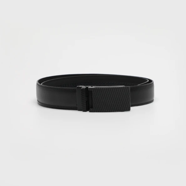 Ανδρική δερμάτινη ζώνη MARTIN & CO 123-121-0010 μαύρη