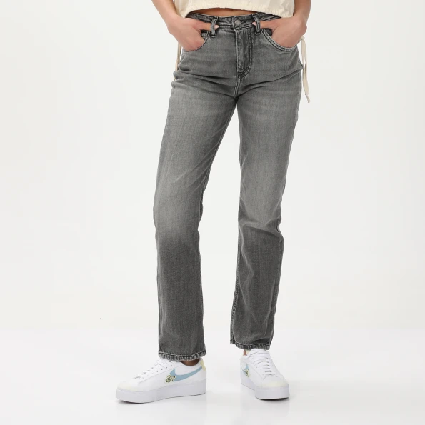 Γυναικείο jean παντελόνι ALE 8916374 γκρι