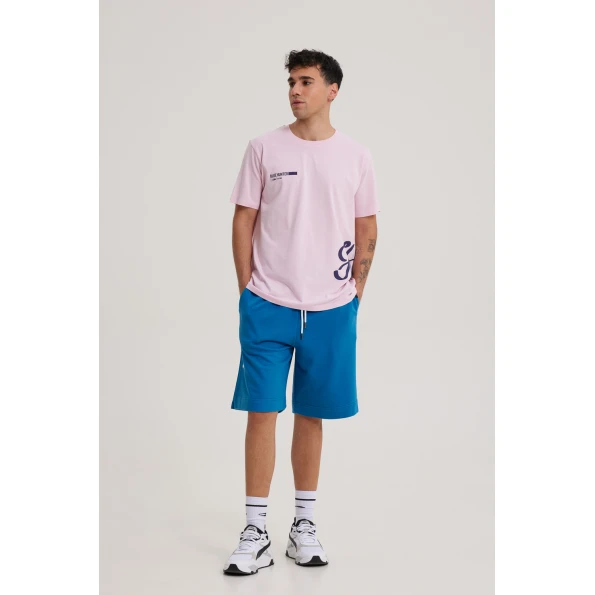 Unisex t-shirt BLUE HUNTER 003010512 HUNTERS CLUB T-SHIRT ροζ