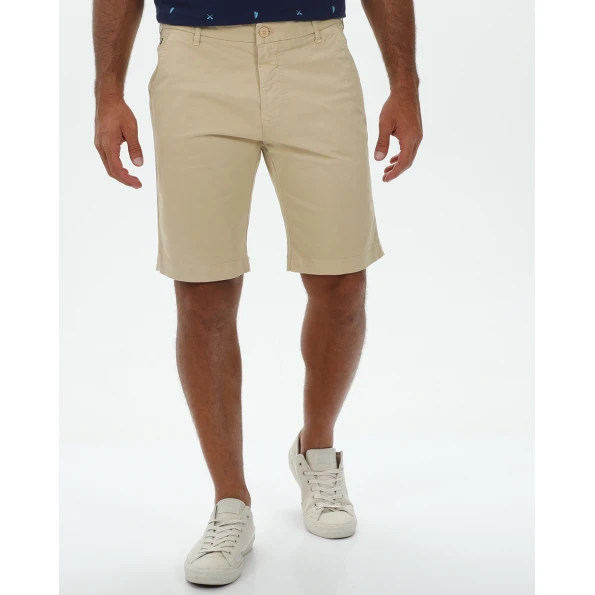 Ανδρική chino βερμούδα STAFF JEANS 5-858.217.9.047 Dylan μπεζ